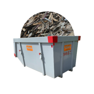 Afvalcontainer Hout